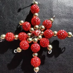 Weihnachtssterne - Adventssterne - Sternanhänger als Schmuck, auch für den Weihnachtsbaum, Klein Baumschmuck
