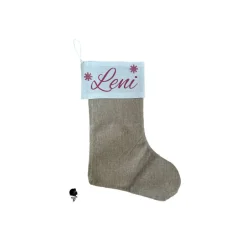 Sale Weihnachtsstrumpf, Weihnachtssocke, Nikolausstiefel personalisiert Nikolausstiefel