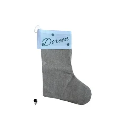 Sale Weihnachtsstrumpf, Weihnachtssocke, Nikolausstiefel personalisiert Nikolausstiefel