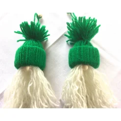 Best Weihnachtswichtel Gnome 2er Set in grün-hellbeige von Weihnachtsdeko