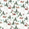 Weihnachtsstoffe|ChrisKaa Westfalenstoffe Trondheim Pferdekutsche Baumwolle Digitaldruck Kinderstoff 0,5m