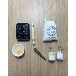 Outlet Wichtel Zubehör Backen Küchenutensilien - Set mit 7 Teilen Miniatur Wichtelzauber