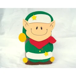 Weihnachtsdeko|Die Bunte Pforte Wichtel-Geschenkbox, Geschenk zum Nikolaustag, Weihnachtsgeschenk, Mitbringsel, Handarbeit aus Wellpappe