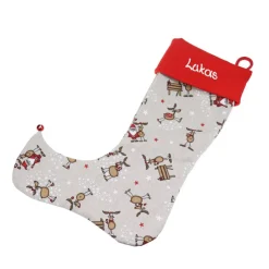 Sale Wichtelstiefel Nikolausstiefel Elch mit Namen  - Nikolaussocke personalisiert Geschenk zum Nikolaus Advent Nikolausstiefel