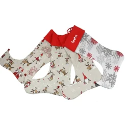 Best Wichtelstiefel Nikolausstiefel Schneeflocke mit Namen  - Nikolaussocke personalisiert Geschenk zum Nikolaus Advent Nikolausstiefel