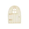 Wichtelzauber|AmOlenDiek Wichteltür Holztür 6 x 10 x 0,3 cm mit Fenster
