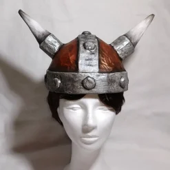 Discount Wikinger Helm, ca.54/55 cm Kopfumfang, Verkleidung, Fasching, Karneval, Halloween, Rollenspiel, Maskerade Haarschmuck & Kopfputz