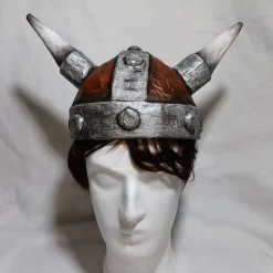 Discount Wikinger Helm, ca.54/55 cm Kopfumfang, Verkleidung, Fasching, Karneval, Halloween, Rollenspiel, Maskerade Haarschmuck & Kopfputz