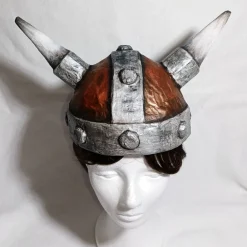 Discount Wikinger Helm, ca.54/55 cm Kopfumfang, Verkleidung, Fasching, Karneval, Halloween, Rollenspiel, Maskerade Haarschmuck & Kopfputz