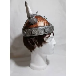 Discount Wikinger Helm, ca.54/55 cm Kopfumfang, Verkleidung, Fasching, Karneval, Halloween, Rollenspiel, Maskerade Haarschmuck & Kopfputz