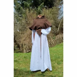 Kostüme Für Erwachsene|Toraxacum Wikinger Leinen Kleid, used look, Unterkleid Mittelalter, Leinenkleid, stone washed, Cosplay, LARP,