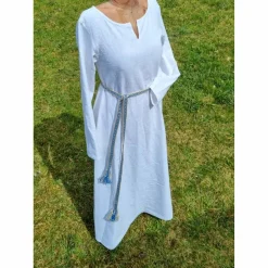 Kostüme Für Erwachsene|Toraxacum Wikinger Leinen Kleid, used look, Unterkleid Mittelalter, Leinenkleid, stone washed, Cosplay, LARP,