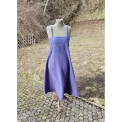 Sale Wikinger Schürzenkleid Leinen, Überkleid used look, LARP, SCA, Kostüme Für Erwachsene