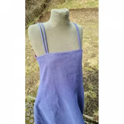 Sale Wikinger Schürzenkleid Leinen, Überkleid used look, LARP, SCA, Kostüme Für Erwachsene