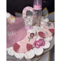 Windelbouquet für Mädchen Geschenke