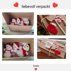 Clearance Winterdeko Schneemann 3er-Set Winter