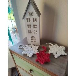 Online Winter/Weihnachtsdeko, Schneeflocken gehäkelt Weihnachtsdeko