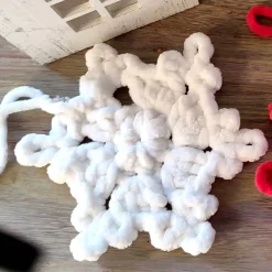 Online Winter/Weihnachtsdeko, Schneeflocken gehäkelt Weihnachtsdeko