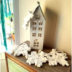Winter/Weihnachtsdeko, Schneeflocken gehäkelt Weihnachtsdeko
