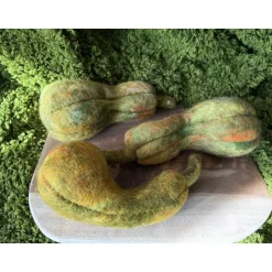 Best Wundervolle gefilzte Kürbisse Flaschenkürbis Herbstdeko Erntedankfest Wollfilzkürbis Herbst