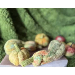 Best Wundervolle gefilzte Kürbisse Flaschenkürbis Herbstdeko Erntedankfest Wollfilzkürbis Herbst