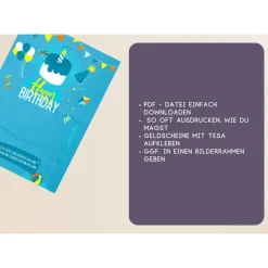 Best Wunscherfüller | Geldgeschenk für Kinder | Geburtstag | digitaler Download | PDF DIN A4 zum Ausdrucken | Geschenkidee Ki Geldgeschenke