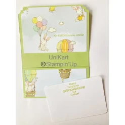 Best Wunscherfüller Geldkarte Gutscheinkarte - Geburt Baby Taufe Babyparty UniKat Handarbeit Stampin'Up Geldgeschenke