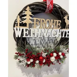 XL Weihnachtlicher Türkranz Weihnachtskranz Weihnachtsdeko Weihnachtsdeko