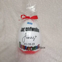 Geschenke|Poshy Giftbox XXL Überraschungsei/Überraschungsei Geschenk Jugendweihe/Taufe/Erstkommunion/Geburtstag /Ü-Ei /Geschenk Jugendweihe