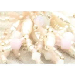 Best Zauberhafte beadwork Ohrringe, Glasperlenschmuck, weiß, rosa, Braut, Hochzeit – Geschenkidee für Frauen Brautschmuck