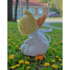 Clearance Zauberhafte Häkel-Ente „Sonnenschein“ – Handgemachtes Unikat Osterdeko