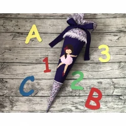 zauberhafte Schultüte mit Ballerina und Spitze Kinder Schultüten