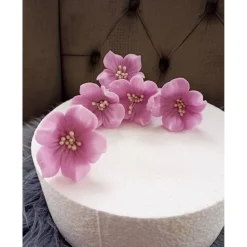 Zuckerblumen , Fondant Blumen, Zuckerfiguren, Tortendekoration, Geburtstag Tortendekoration