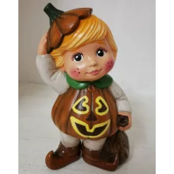Zuckersüsses Halloween Püppchen aus Keramik Deko Halloween