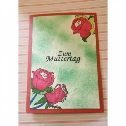 Zum Muttertag - Gratulationskarte Glückwunschkarten