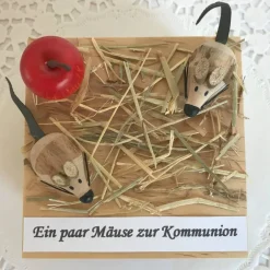 Geldgeschenke|Bines Geschenkekiste Zur Kommunion Geldgeschenk und Geschenk für Mädchen und Junge Geld verpacken von Eltern oder für das Patenkind Enkelkind